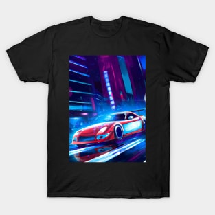 Sports car in Big City T-Shirt